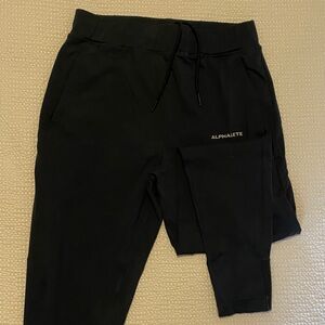 Alphalete Grey/ Black athletic joggers